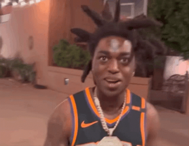 Rapper Kodak Black Birdman Hand Rub GIF