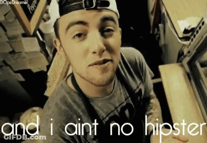Rapper Mac Miller Hipster GIF