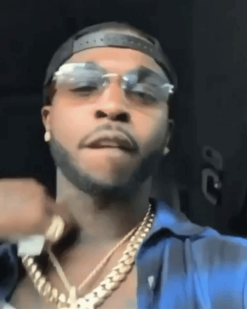 Rapper Pop Smoke GIF
