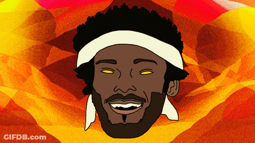 Rapper Sage Cartoon Art GIF
