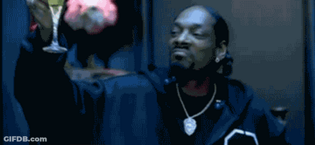 Rapper Snoop Dogg Partying GIF