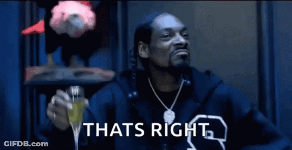 Rapper Snoop Dogg Thats Right GIF