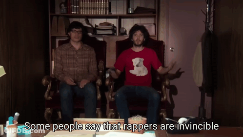 Rappers Invincible On Screen GIF
