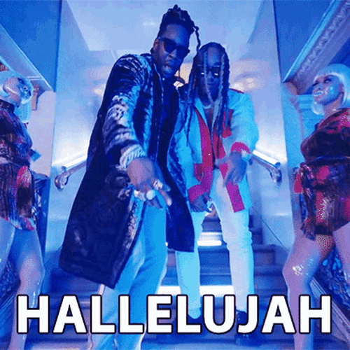 Rappers Migos Hallelujah GIF