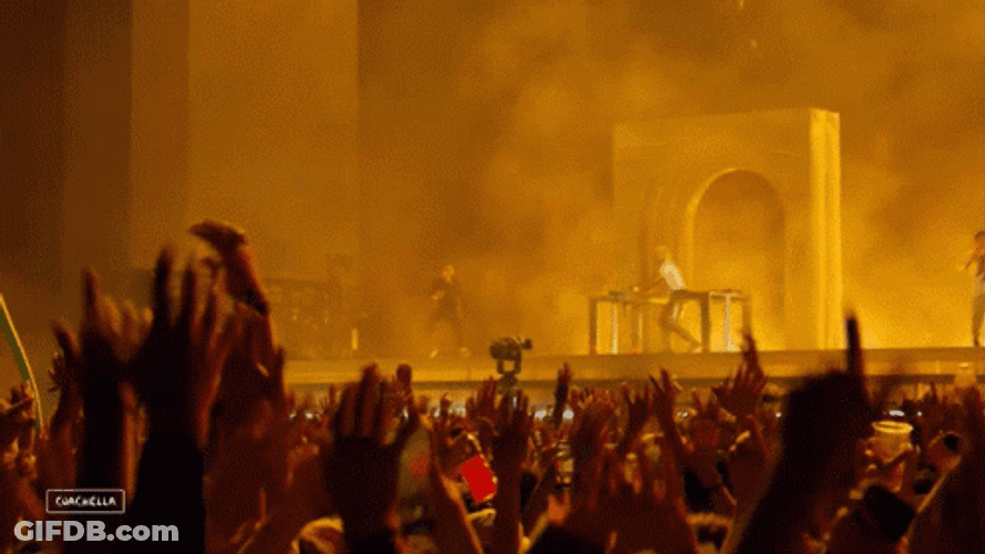 Rapping Vince Staples Concert GIF