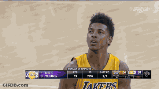 Raptors Vs Lakers Basketball Game GIF