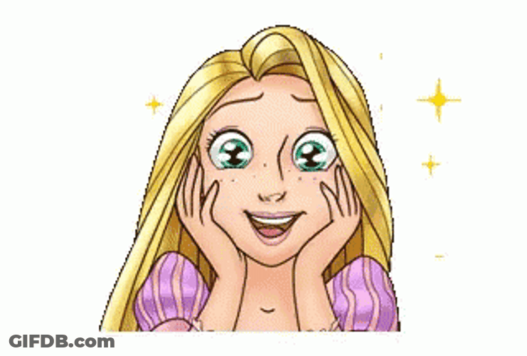 Rapunzel Amazed Look GIF