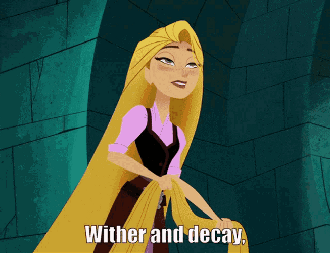 Rapunzel Black Hair End This Destiny Scene GIF