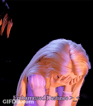 Rapunzel Covering Face Embarrassed Destinee GIF
