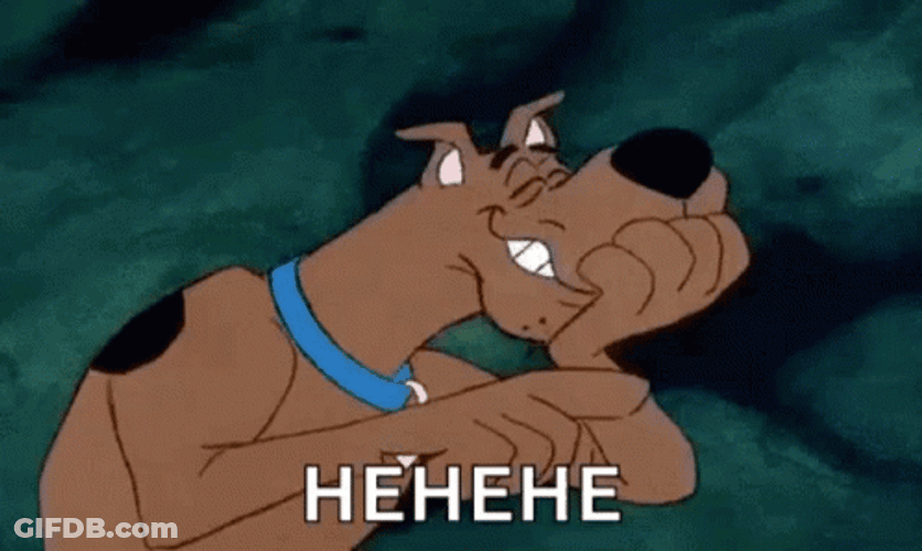 Rascally Scooby Doo Giggling GIF