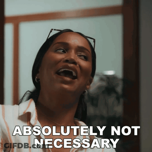 Rashida Hudson Firm Absolutely Not Necessary GIF