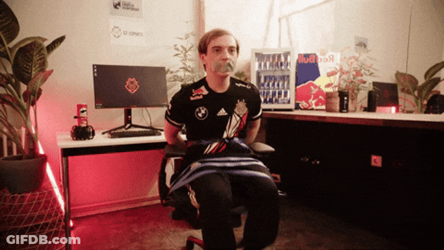 Rasmus Winther Gagged And Bound To Chair GIF