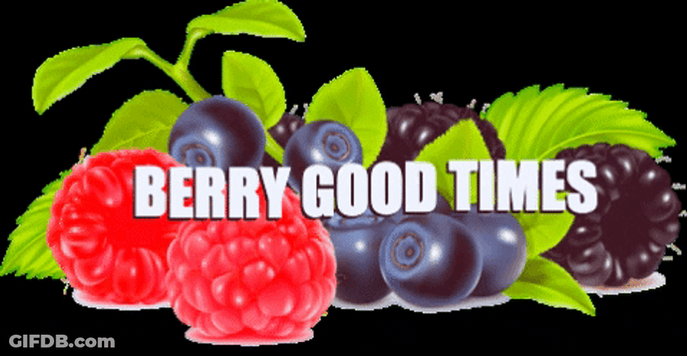 Raspberry And Berry Good Times GIF