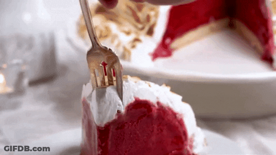 Raspberry Delicious Dessert GIF