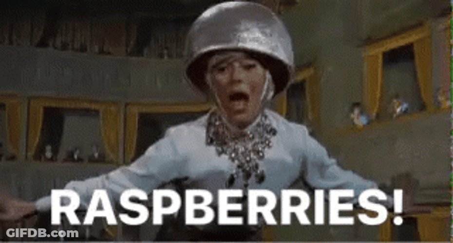 Raspberry Shout By Carol Channing GIF