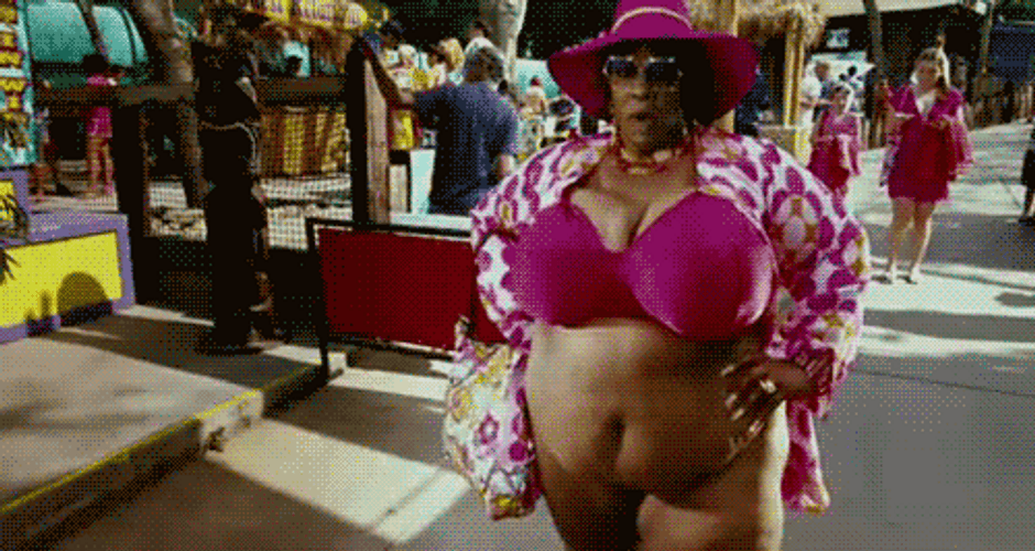 Rasputia Lifting Up Her Blubbers GIF