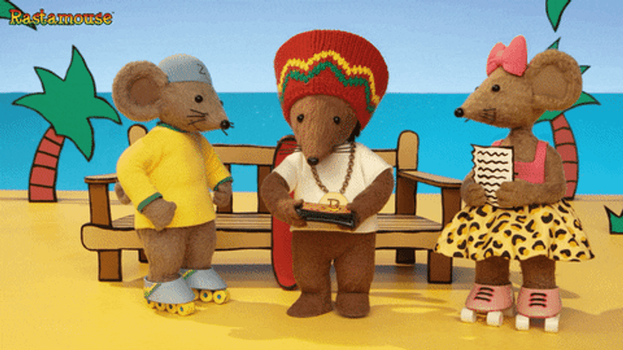 Rastamouse Reading Book Inside Ship GIF