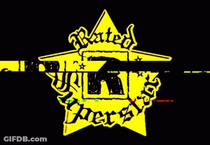 Rated R Superstar Logo GIF