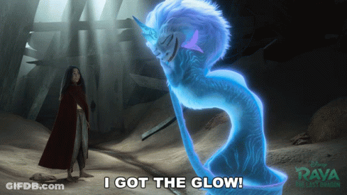 Rava The Last Dragon Girl And Blue Dragon GIF
