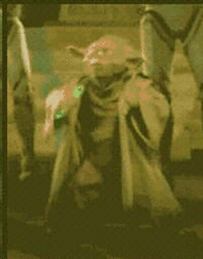 Rave Party Yoda GIF