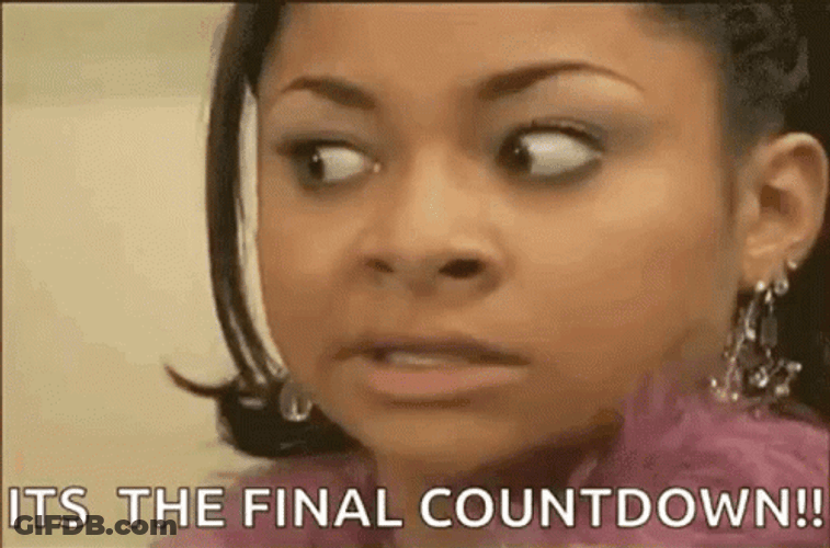 Raven Nervous The Final Countdown GIF