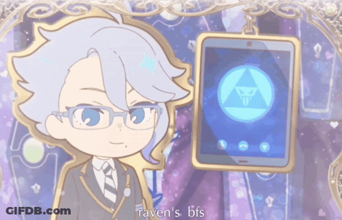 Raven 'S Bfs Is Written On The Bottom Of A Picture GIF