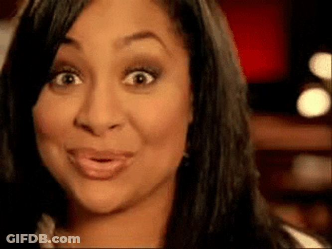 Raven Symone Flirty Look GIF