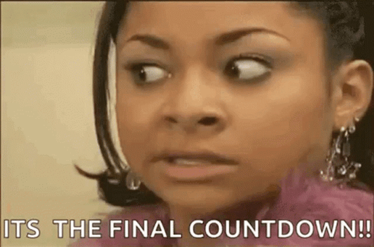 Raven-Symoné It's The Final Countdown GIF