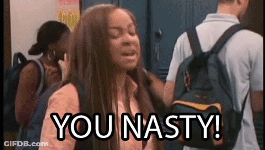 Raven Symone Shouting You Nasty Girl GIF