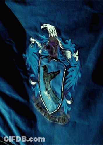 Ravenclaw Coat Of Arms With Bird GIF