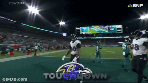 Ravens Football Game On TSNF GIF