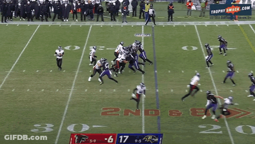 Ravens Football Game With Trophy Smack.com Sign GIF