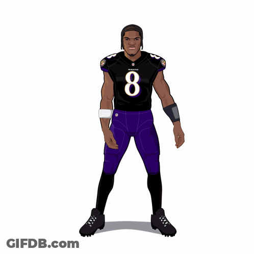 Ravens Football Player Number 3 GIF