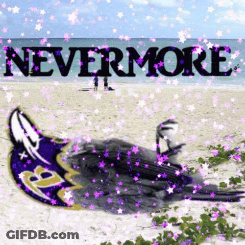 Ravens Glittery Nevermore GIF