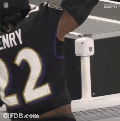Ravens Player Number 22 GIF