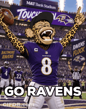 Ravens Player Number 8 GIF