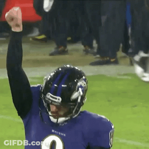 Ravens Tucker Being Cheerful GIF