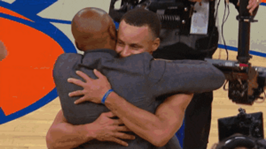 Ray Allen Hugged By Coach GIF