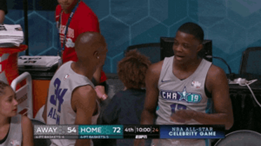 Ray Allen Laughing At Teammate GIF