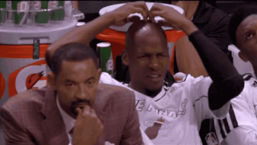 Ray Allen Scratching Head GIF