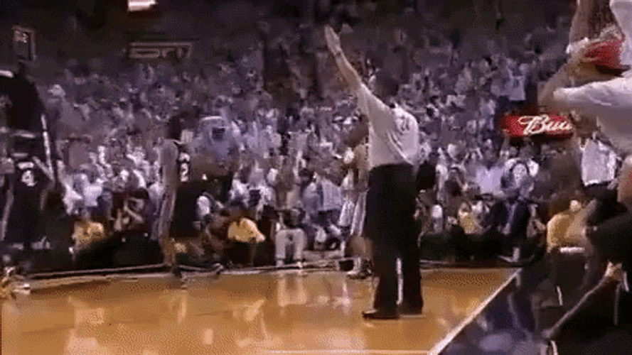 Ray Allen Shouting GIF