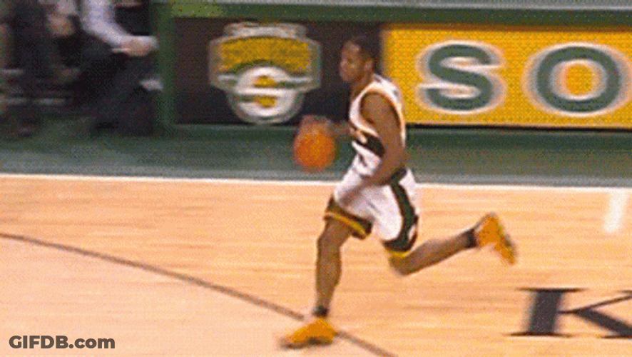 Ray Allen Supersonic Poster Dunk GIF