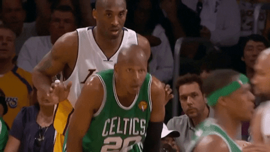 Ray Allen Widening Eyes GIF