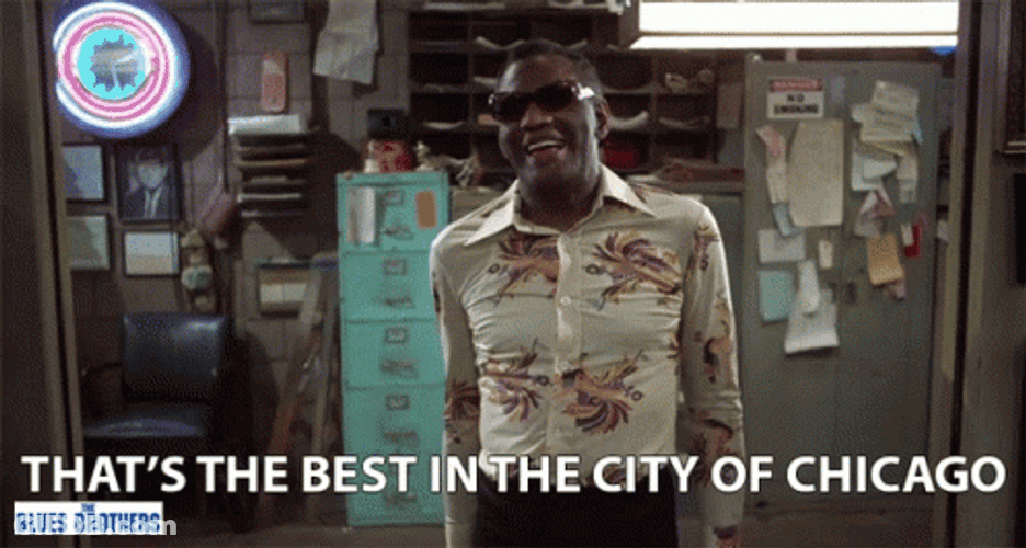 Ray Charles Blues Brothers Chicago GIF