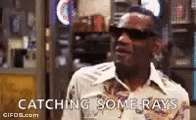 Ray Charles Catching Some Ray GIF