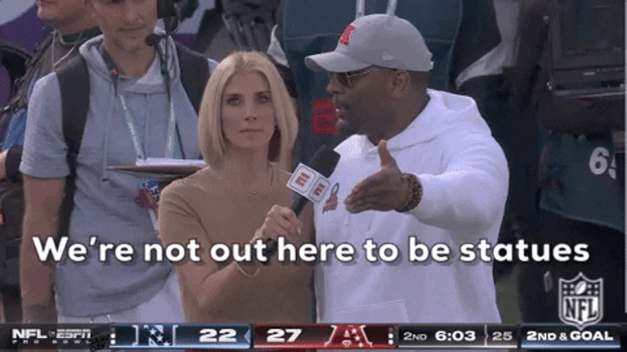 Ray Lewis Being Interviewed GIF