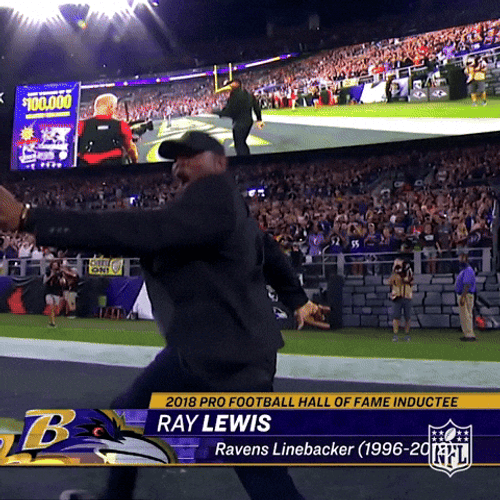 Ray Lewis Dancing Lively GIF