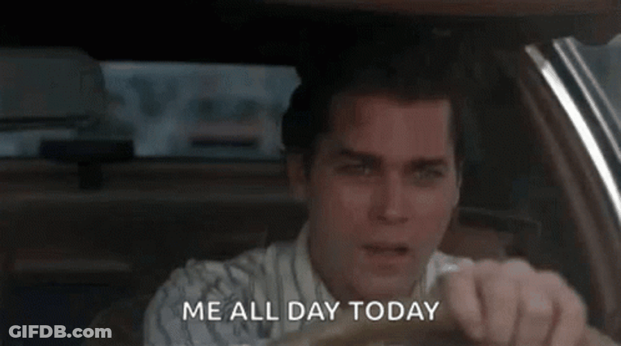 Ray Liotta Driving All Day Today GIF