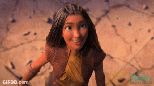 Raya Smiling GIF