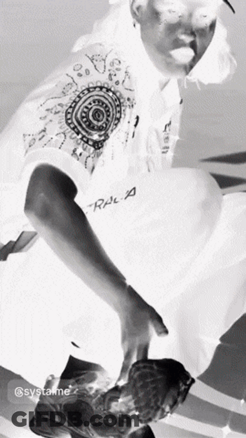 Raygun Broken Legs Illusion GIF